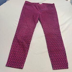 Vineyard Vines Pink Blue Corduroy Pants Size 10